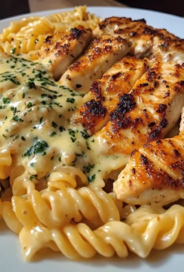 Creamy Garlic Butter Chicken with Twisted Cheddar Pasta