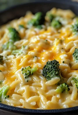 Creamy One-Pot Broccoli Cheddar Orzo