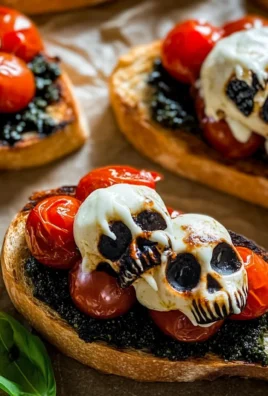 Halloween Bruschetta Appetizer