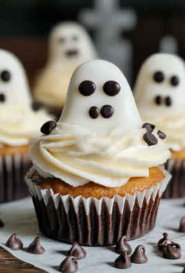 Halloween Cupcakes: Ghost Cupcakes