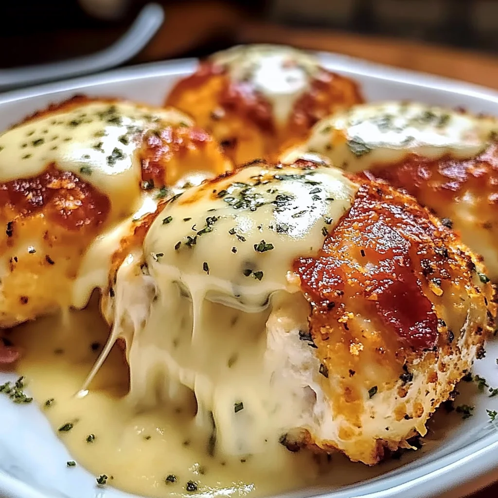 Melted Mozzarella & Ranch Chicken Bombs