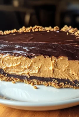 No-Bake Chocolate Peanut Butter Pie: 4 Hour Delight