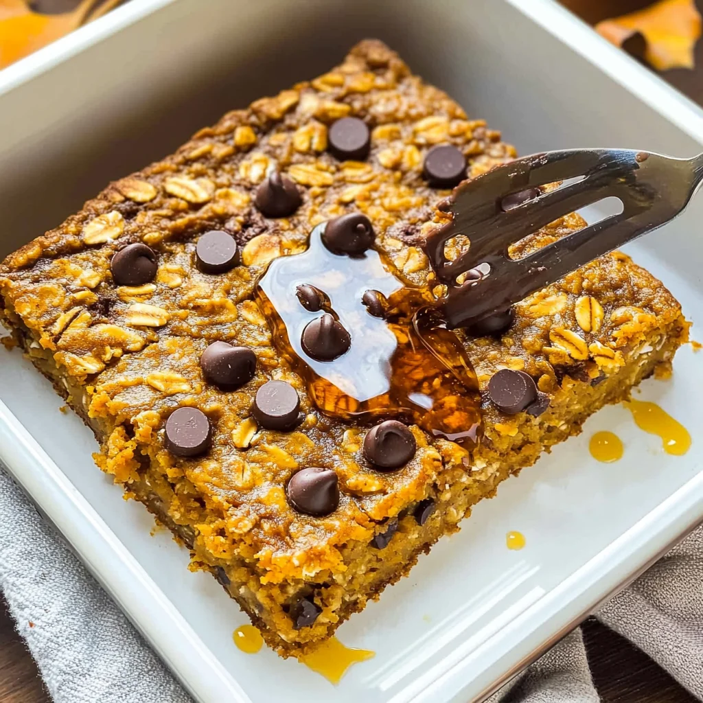Pumpkin Baked Oatmeal