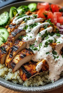Savor 2-Hour Grilled Chicken Shawarma Bowls with Creamy Garlic Sauce