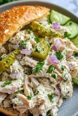 Savory Dill Pickle Chicken Salad