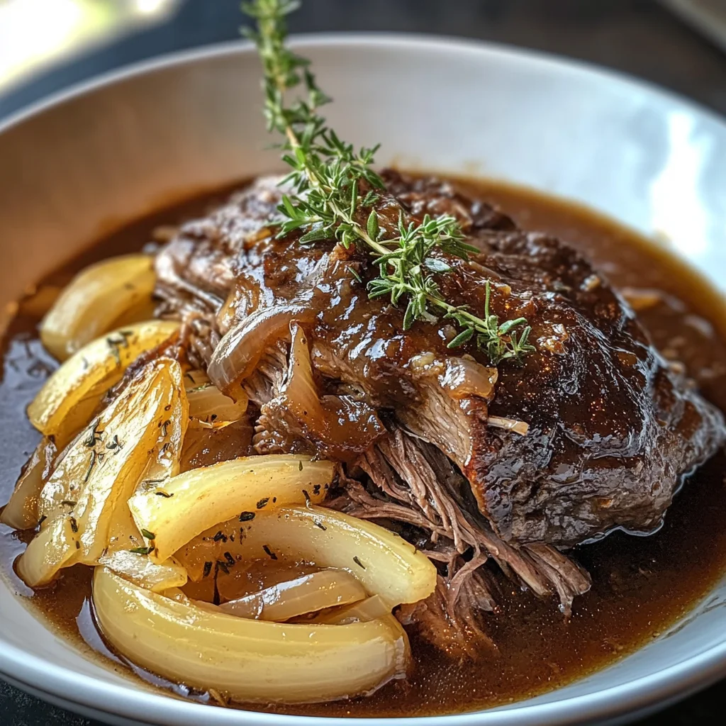 Savory French Onion Pot Roast Recipe for Comfort Food Lovers