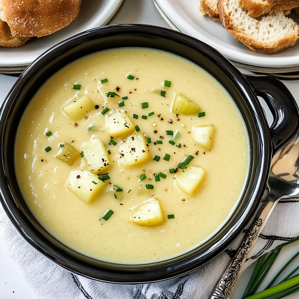 Slow Cooker Potato Leek Soup Recipe
