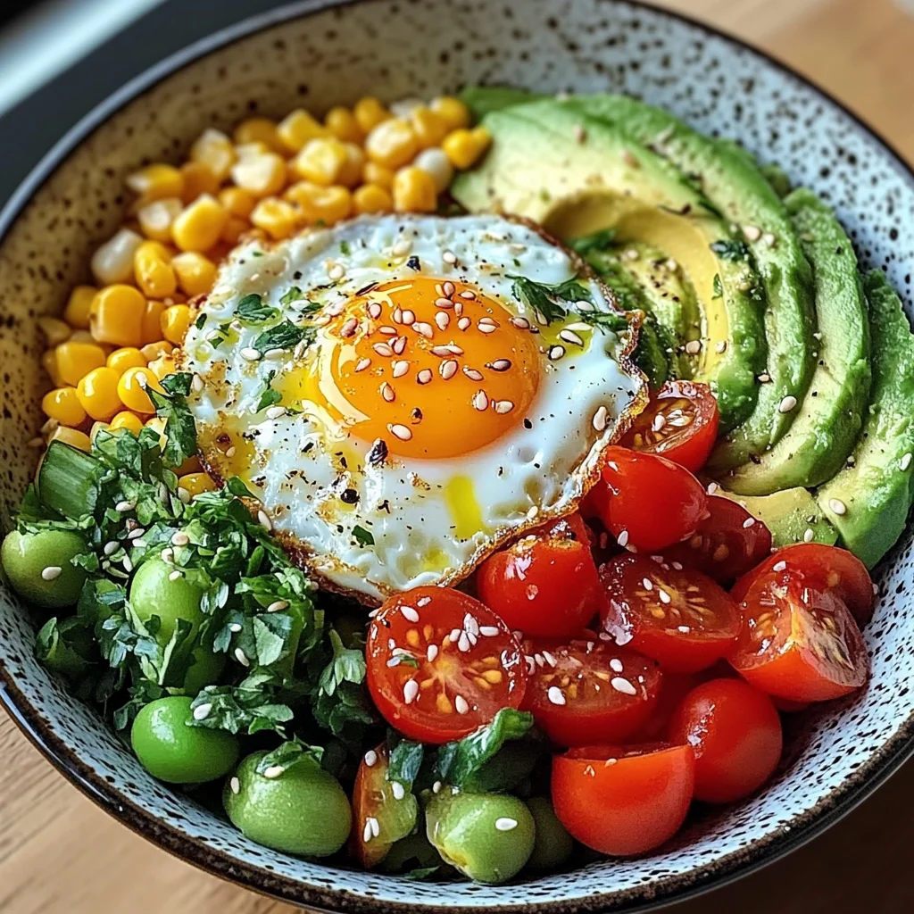 Sunshine Veggie & Egg Bowl