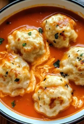 Tomato Dumpling Soup