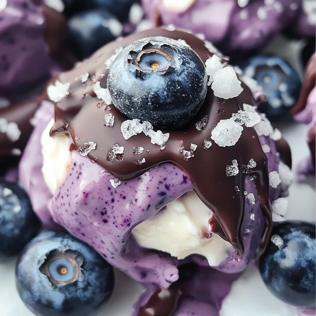 Wholesome Frozen Blueberry Yogurt Clusters