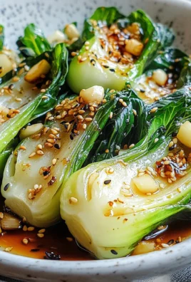Baby Bok Choy with Soy Sauce and Garlic