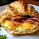 Breakfast Croissant Sandwich