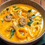 Butternut Squash Sausage Tortellini Soup Recipe