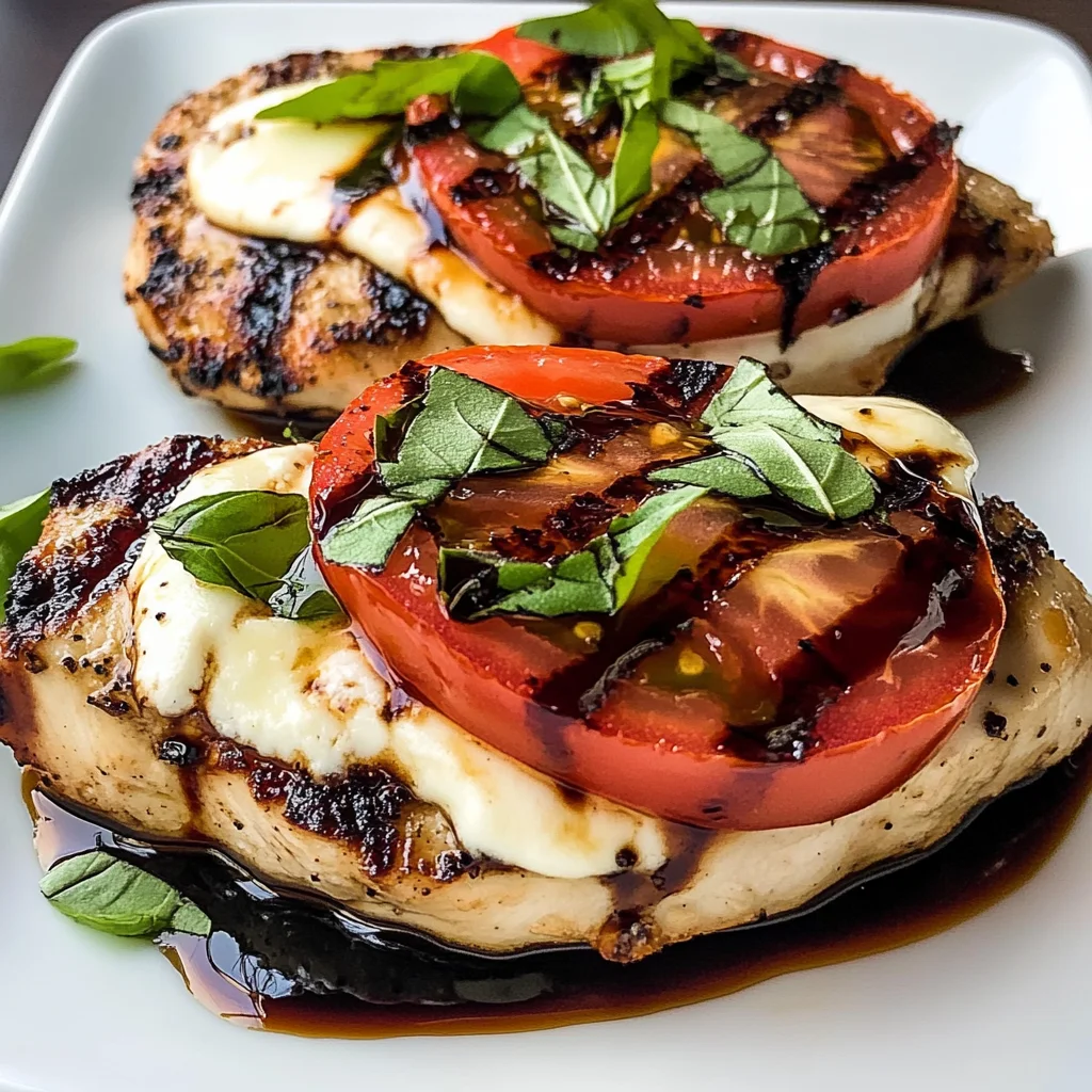 Grilled Chicken Caprese