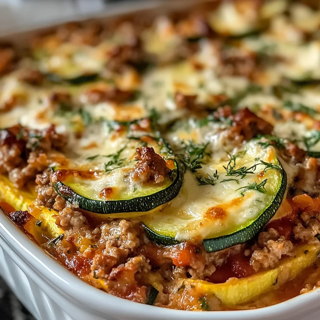 Ground Turkey Zucchini Casserole – Healthy Comfort Food