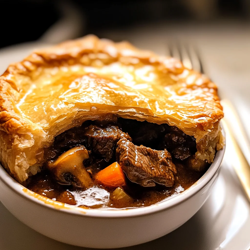 Guinness Braised Beef Pot Pie