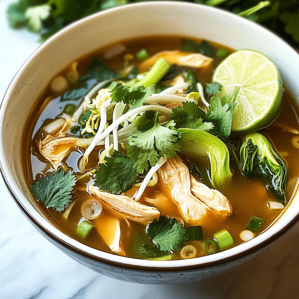 Hearty Bokchoy Chicken Soup