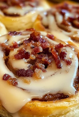 Indulge in Maple Turkey Bacon Cinnamon Rolls for a Sweet Treat!