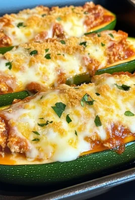 Keto Chicken Parmesan Zucchini Boats