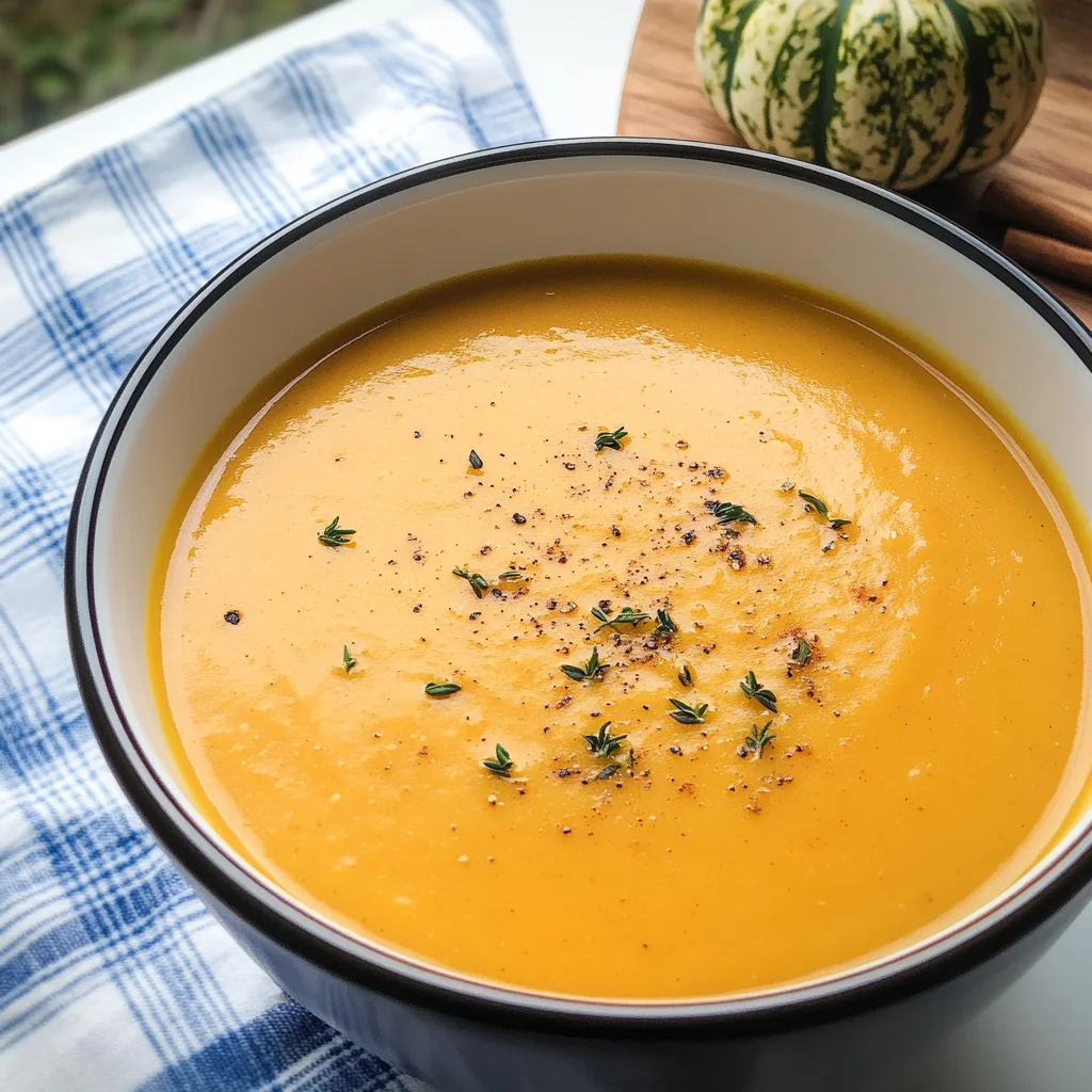 Pumpkin Apple Cider Bisque