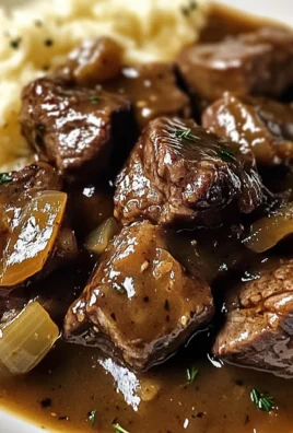 Sirloin Tips in Gravy – Easy Halal Beef Dinner Recipe