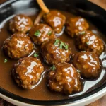 Slow Cooker Salisbury Steak Meatballs (Frozen Meatballs)