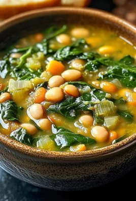 Spinach, Lentil, and Butter Bean Soup