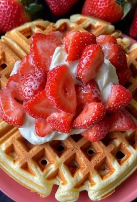 Strawberry Waffles Recipe