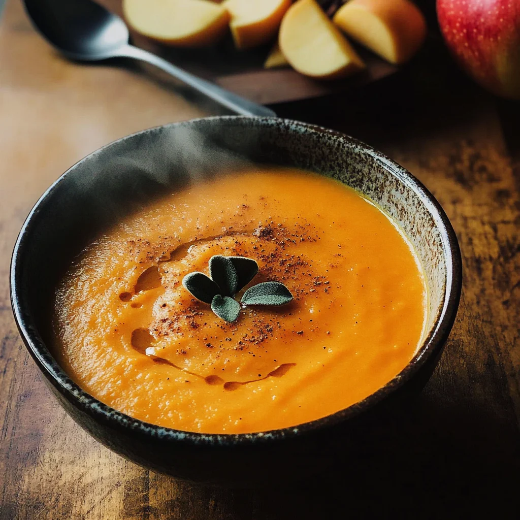 Sweet Potato and Apple Soup