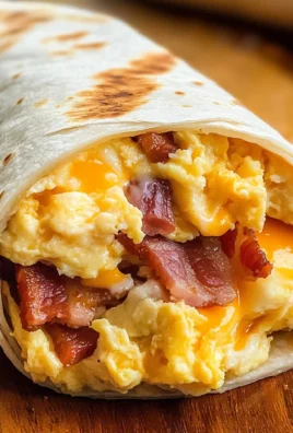 Turkey Bacon Egg and Cheese Breakfast Burritos